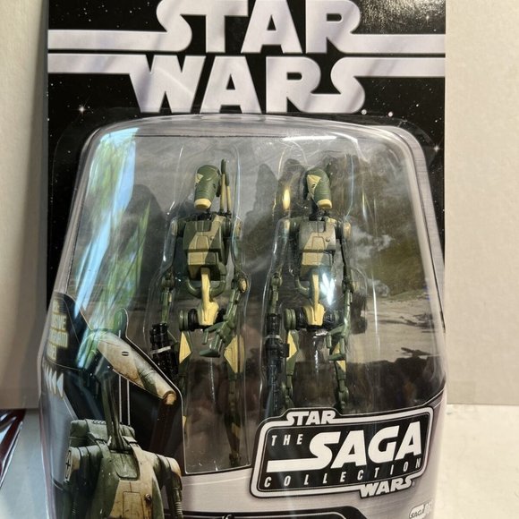 Star Wars Other - 2006 Nrmt! Star Wars Saga collection Series Battle droids figure set moc 062 Mib